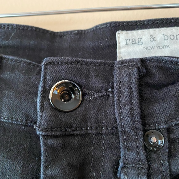 Rag and Bone Black Skinny Jeans Size 25 - Picture 11 of 12